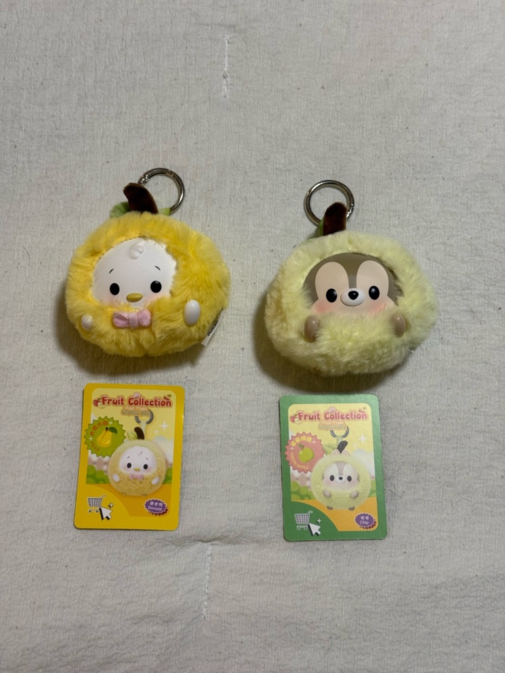 Disney Fruit Plush Keychain - Donald & Chip